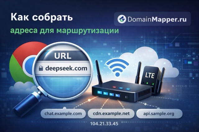 Как собрать нужные адреса для статической маршрутизации