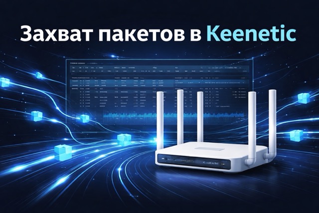 Захват пакетов Keenetic: собираем адреса для маршрутов